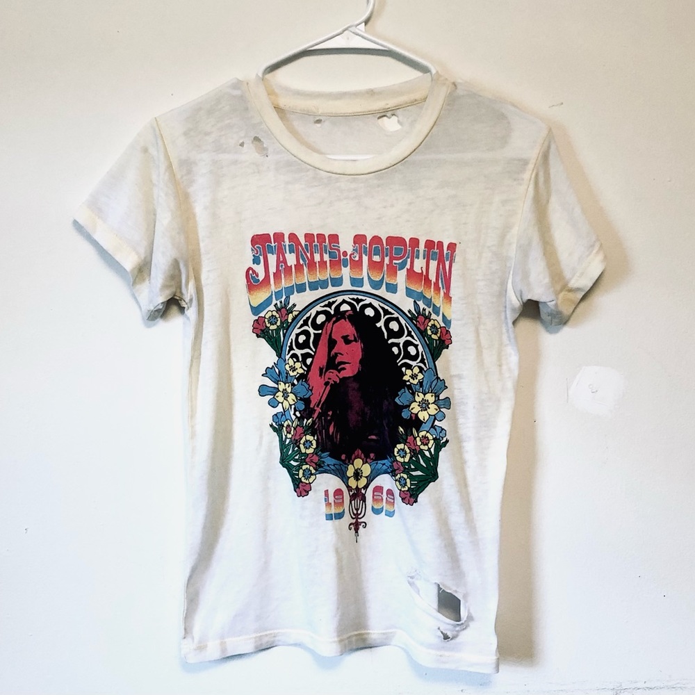 Janis Joplin Tee in size S